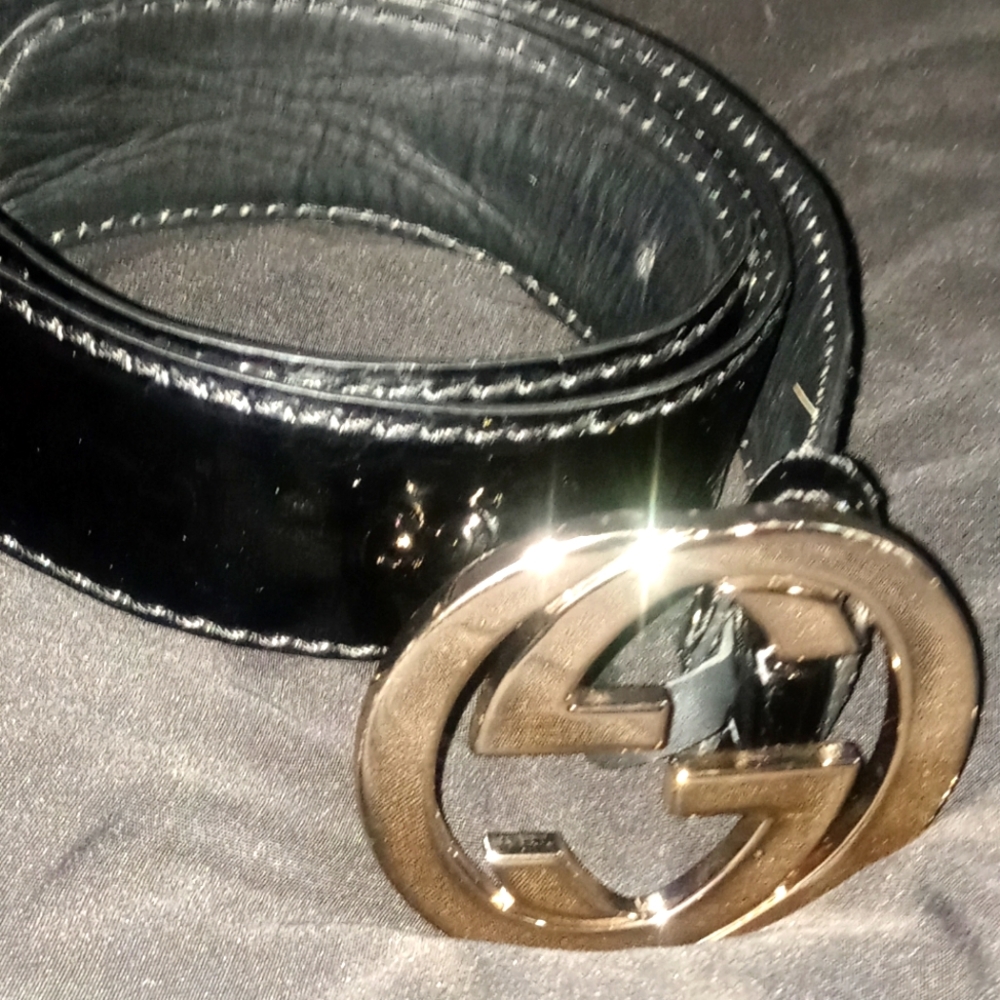 Authentic Double GG Gucci belt for woman